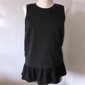J. Crew Black Blouse